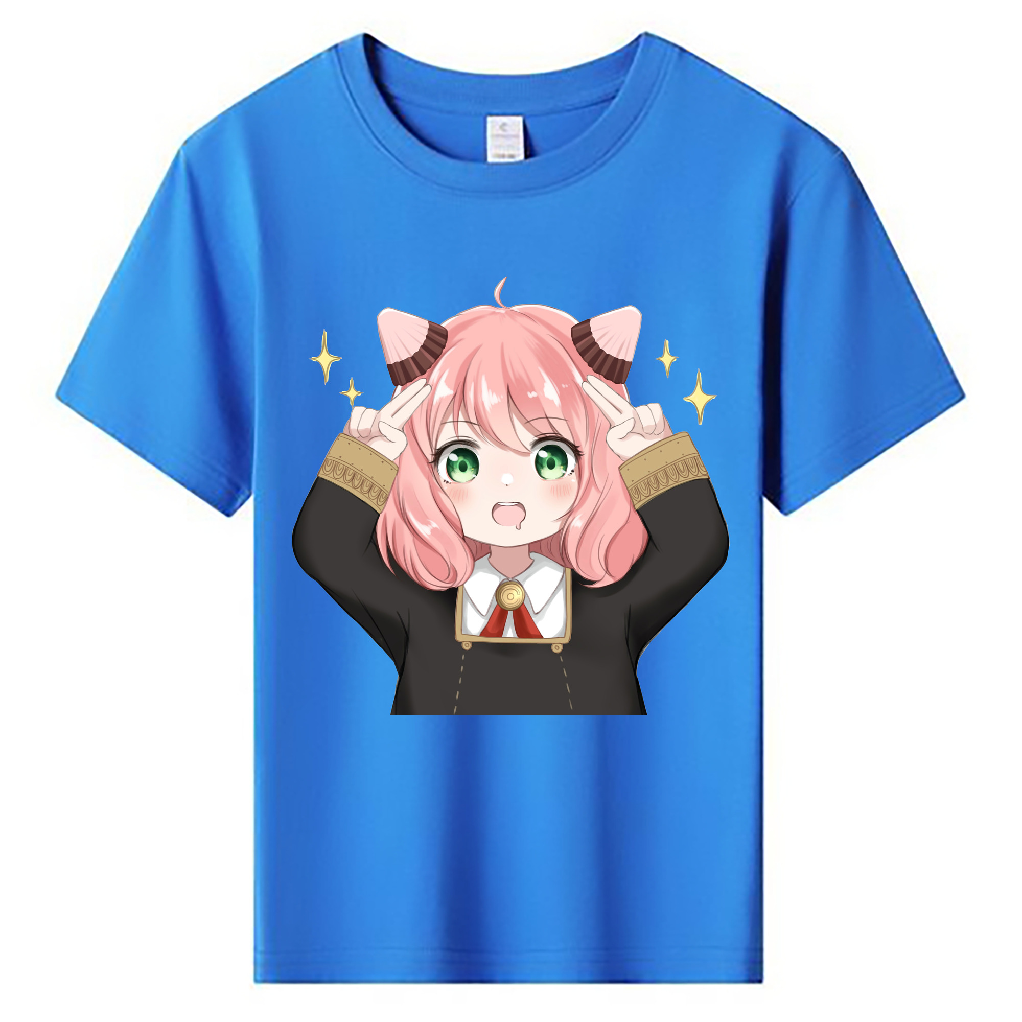 （画像用） SPY×FAMILY间谍家家酒 綿100％キッズTシャツ（フロントプリント）